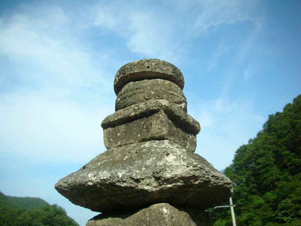 산계리삼층석탑(상륜부)