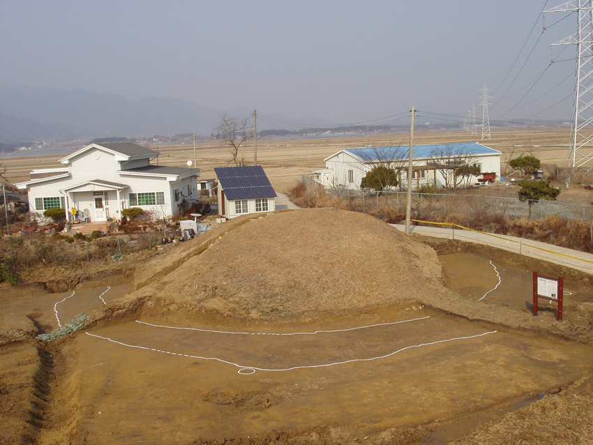 발굴조사시 전경