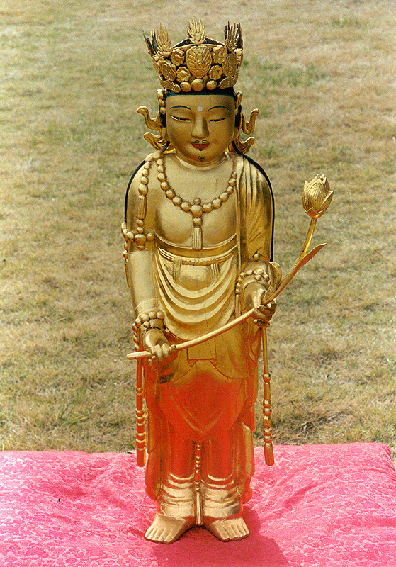 목조보살입상