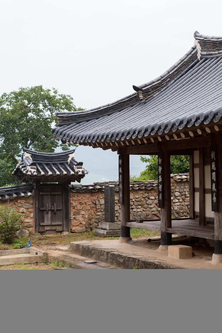 고성 소천정_지붕 (촬영년도 : 2015년)