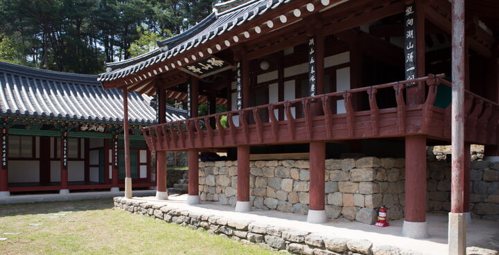 진주 고산정_측면 (촬영년도 : 2015년)