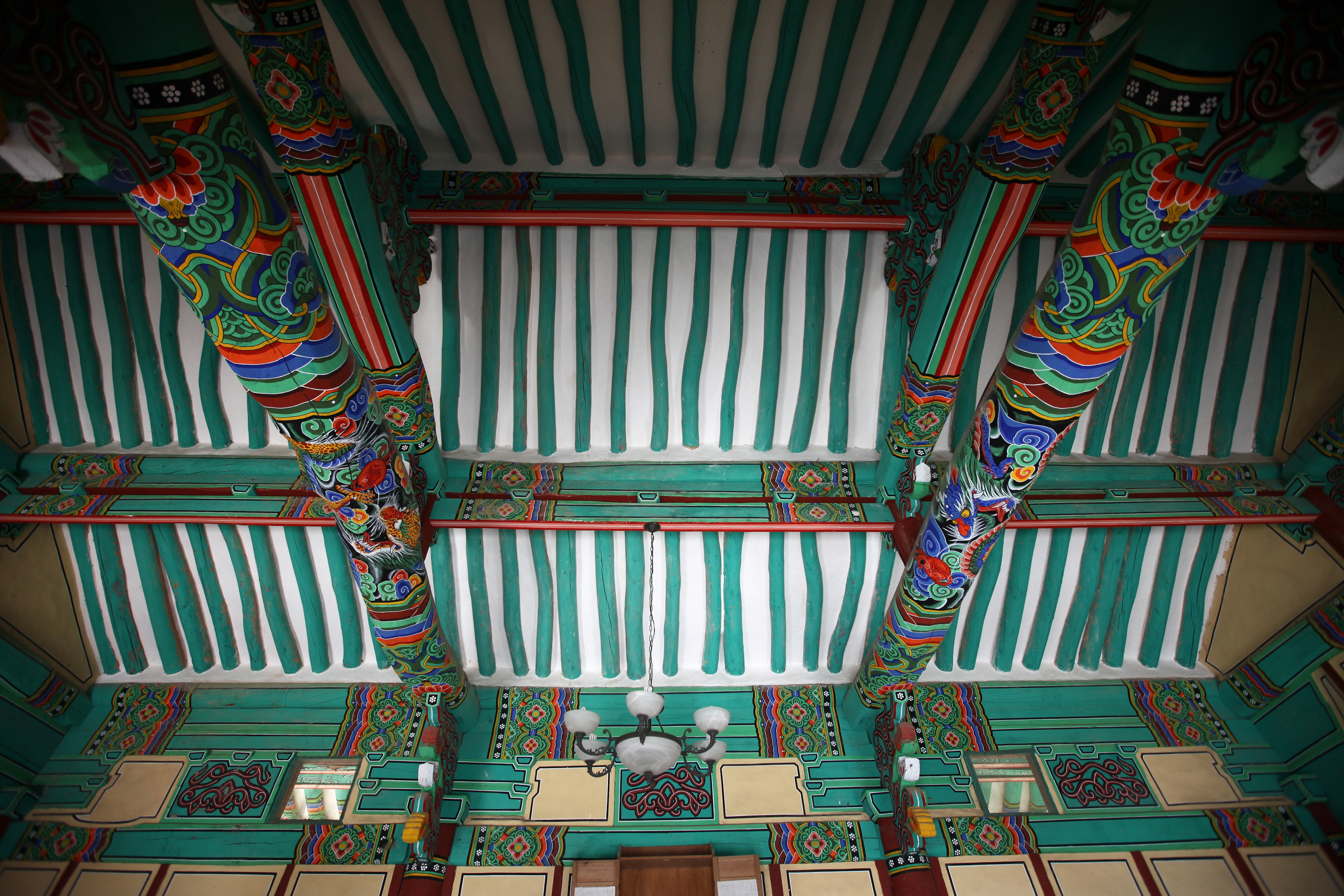 해남향교대성전_천장 단청 (촬영년도 : 2015년)