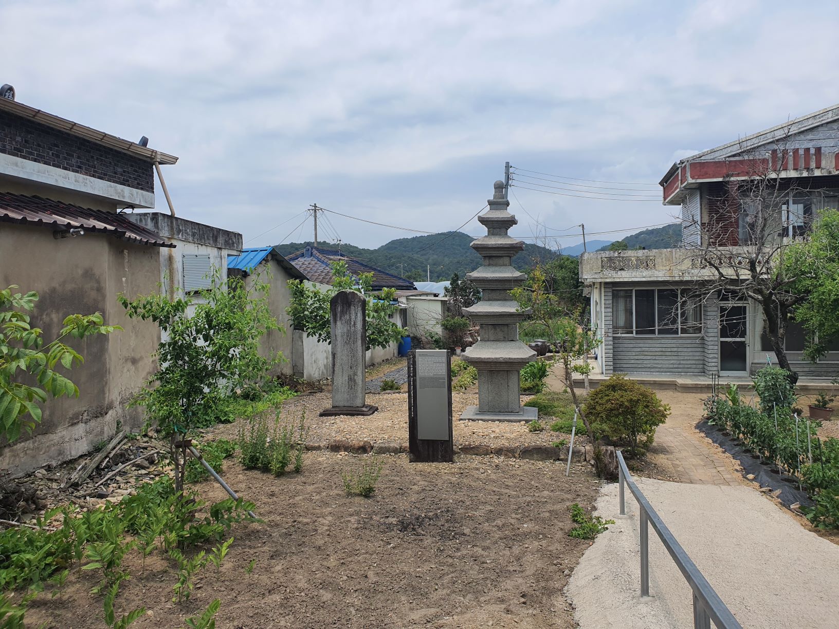 장성 수산리 오층석탑