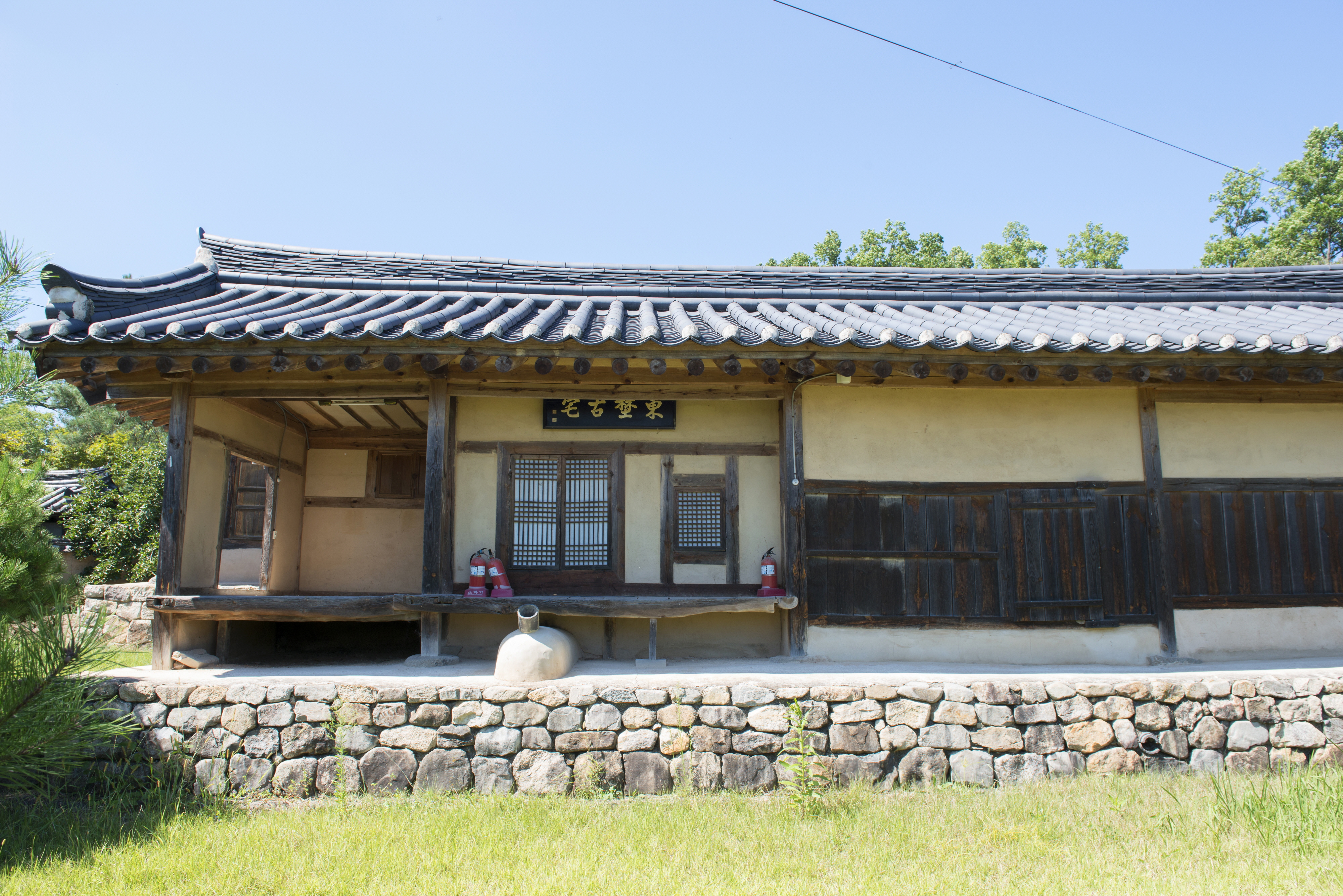 안동 소산동 동야고택_사랑채 정면 (촬영년도 : 2015년)