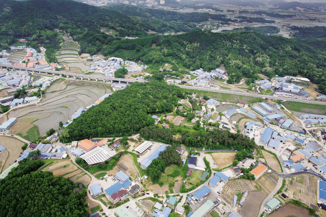 화성 마하리 고분군 전경
