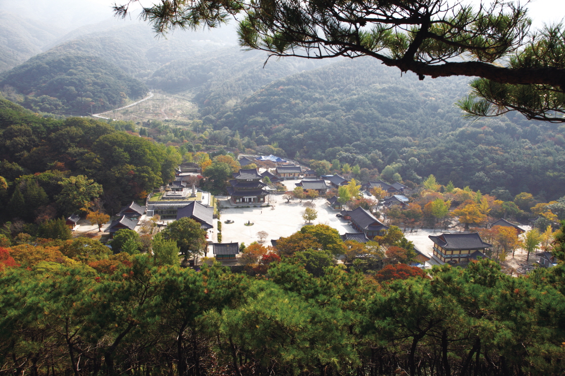 김제 금산사 일원 전경