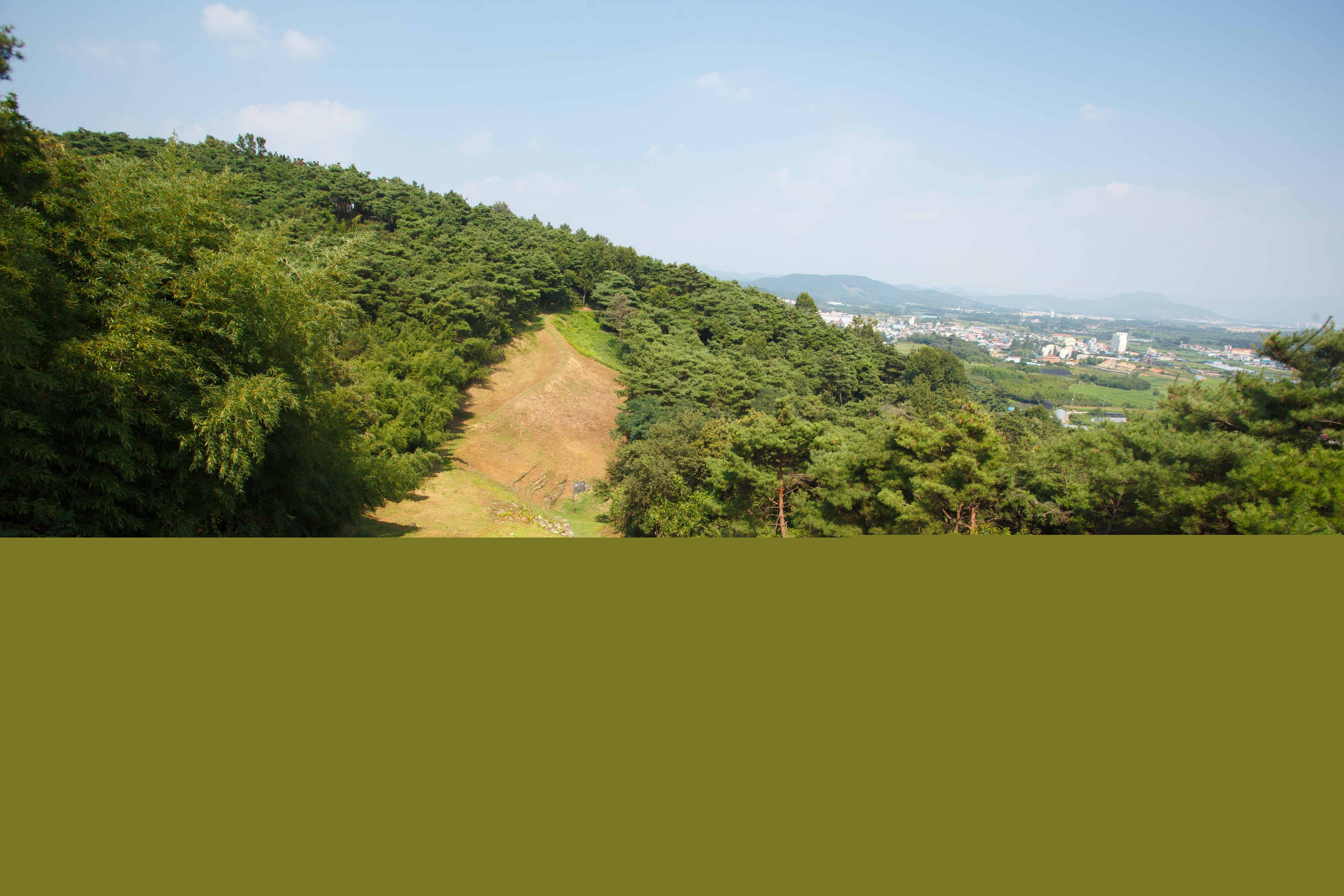익산 토성_익산시 전경 (촬영년도 : 2015년)