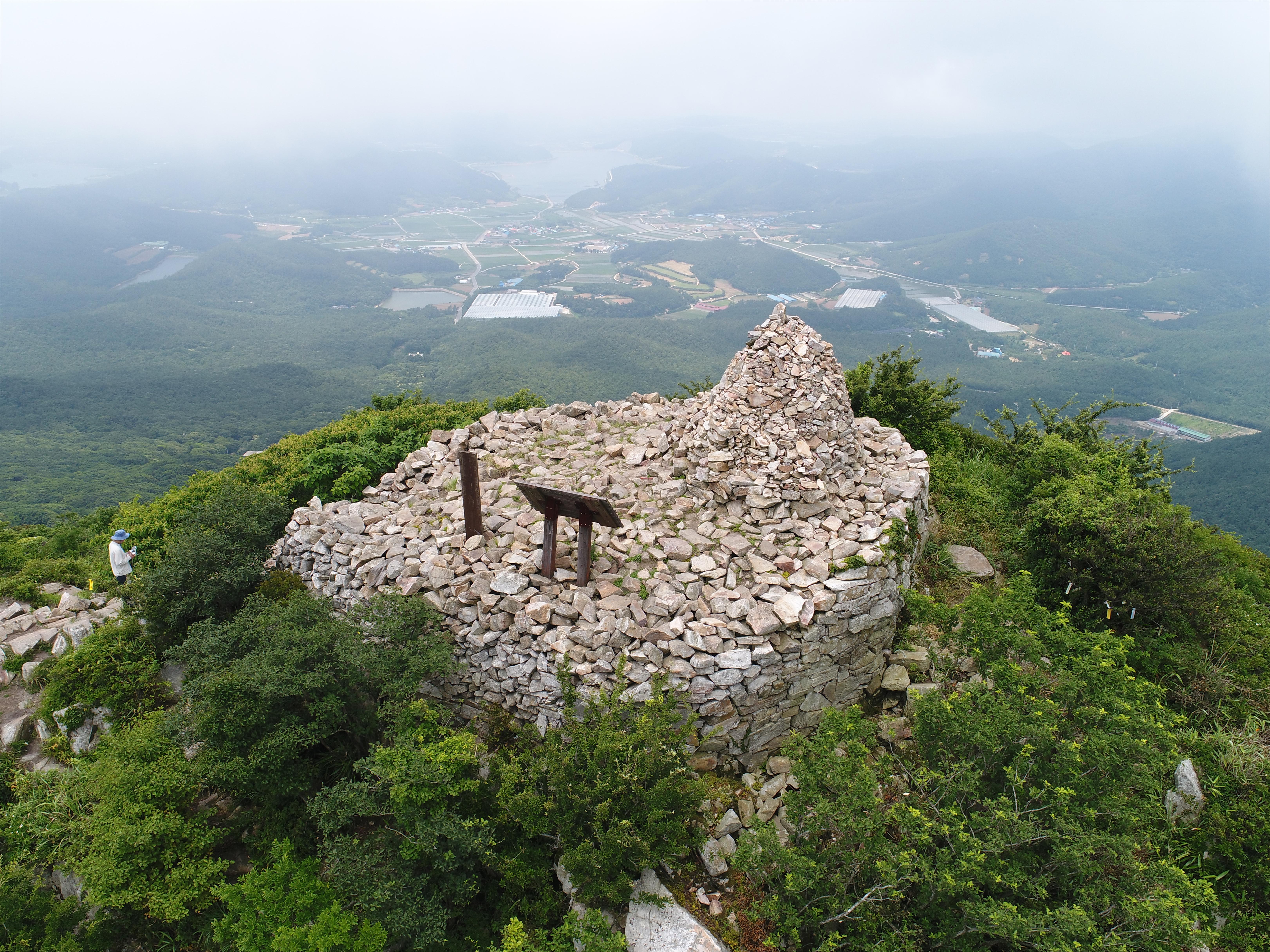 해남 달마산 봉수(연대 전경)