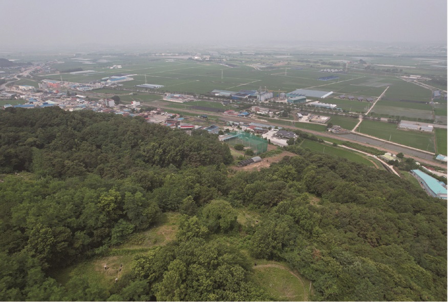 논산 황화대 봉수 원경