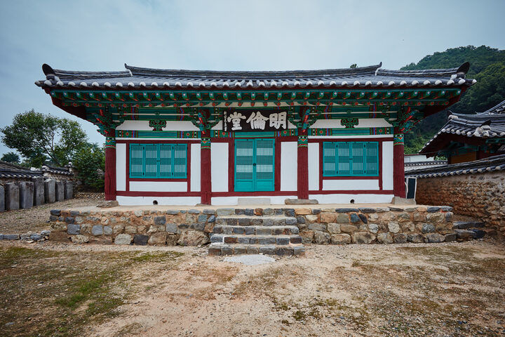 시도기념물 연기향교_명륜당 정면