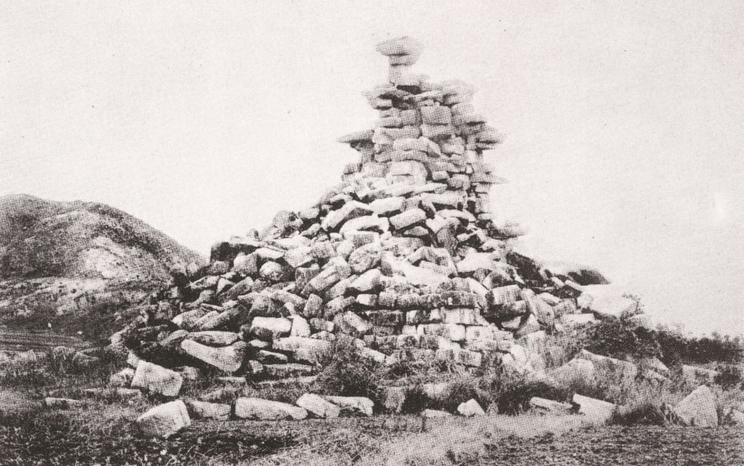 익산 미륵사지 석탑(1910년) 서측면