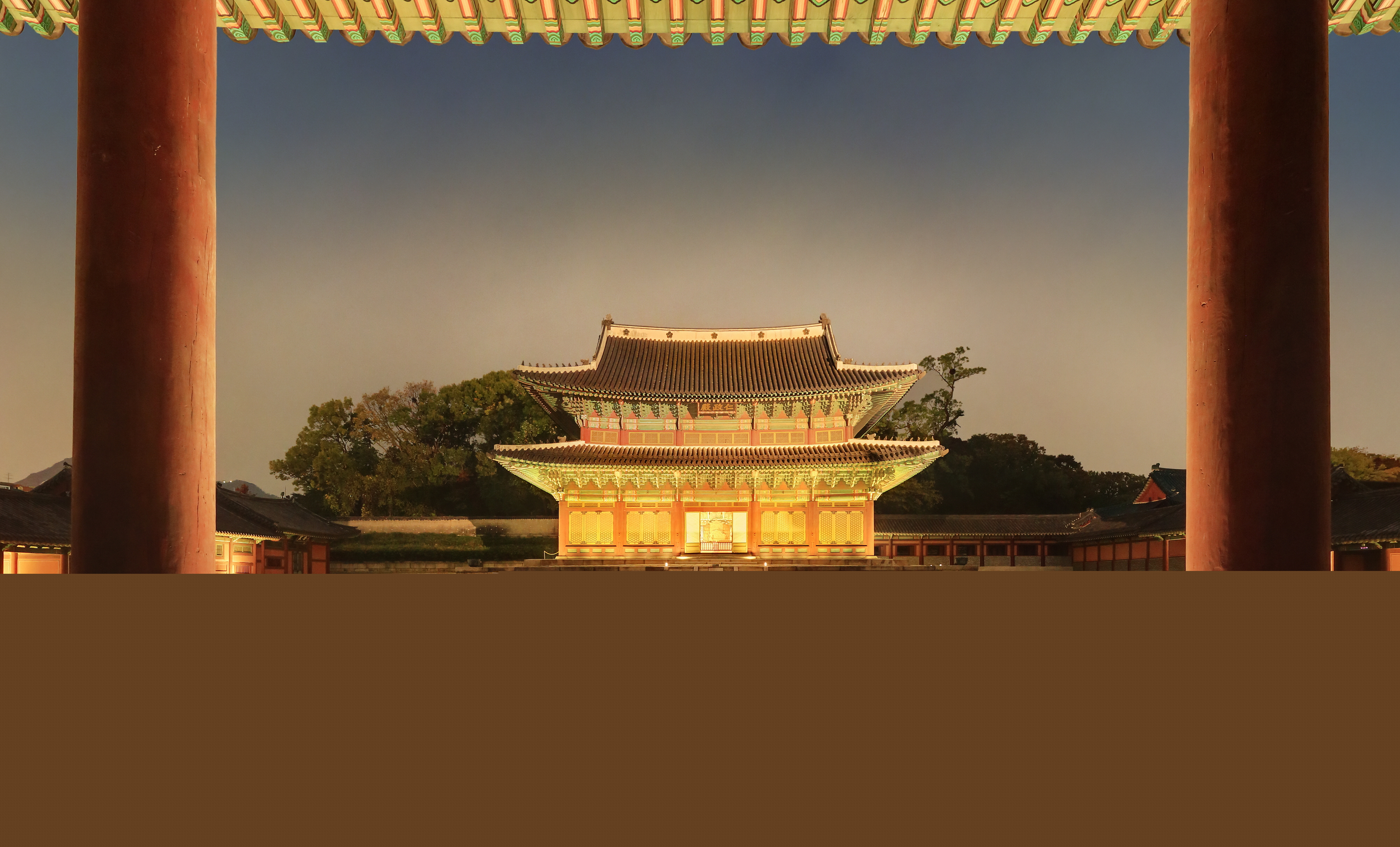 창덕궁 인정전_야경