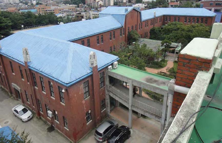 서울 경기상업고등학교 본관 및 청송관/ 본관 원경
