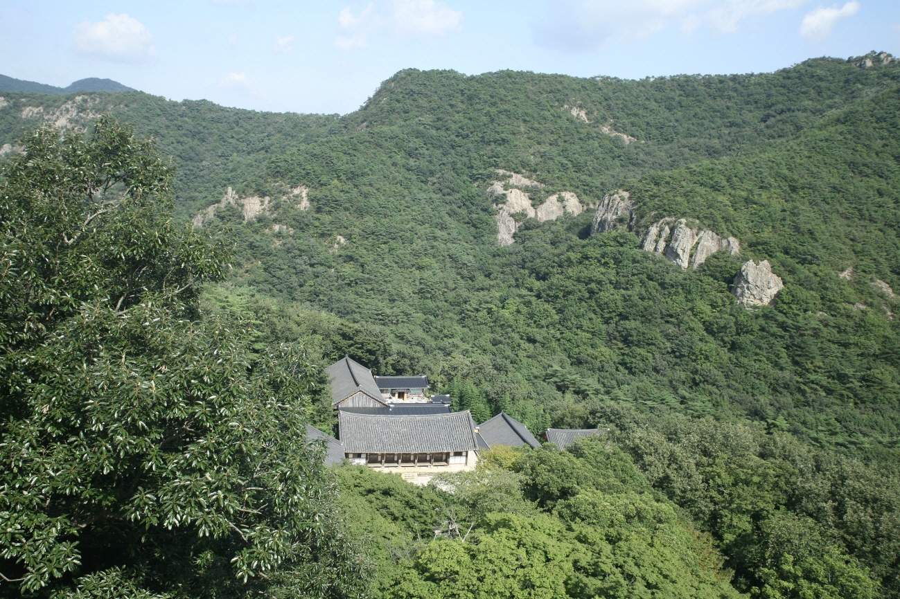 고창 선운산 도솔암 전경