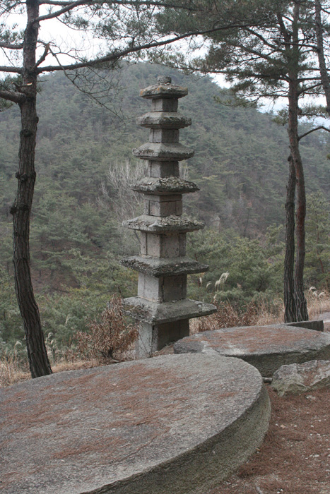 화순운주사칠성바위앞칠층석탑