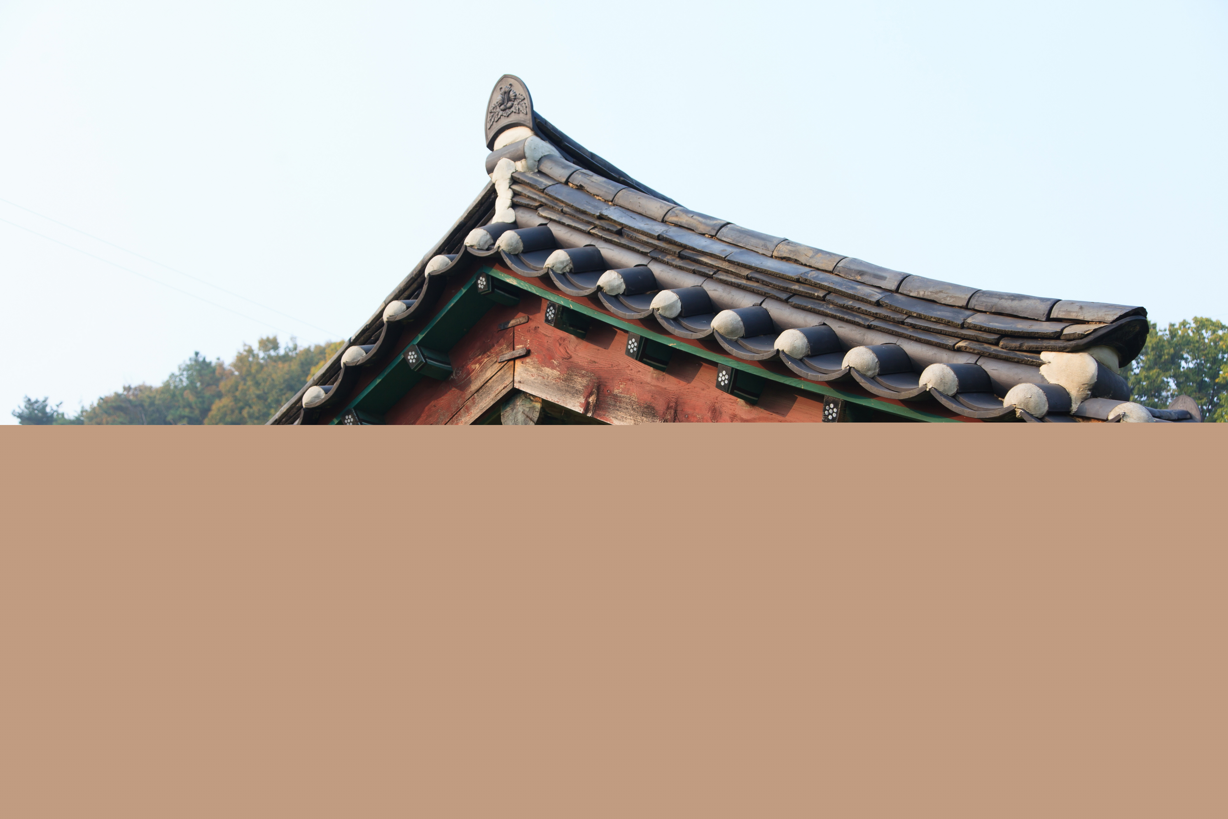 공주소학리효자향덕비_비각 지붕 (촬영년도 : 2015년)