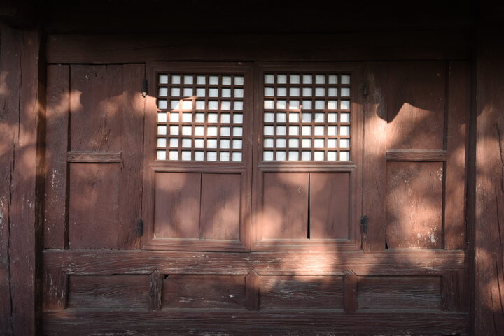 청주 지선정_배면 창호 (촬영년도 : 2015년)