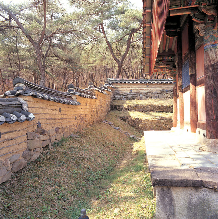 도동서원 사다의 담장(외부)