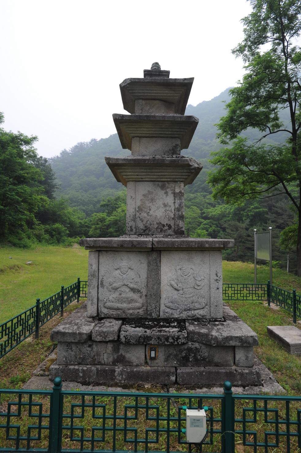 양양 선림원지 삼층석탑 (촬영:문화재청)