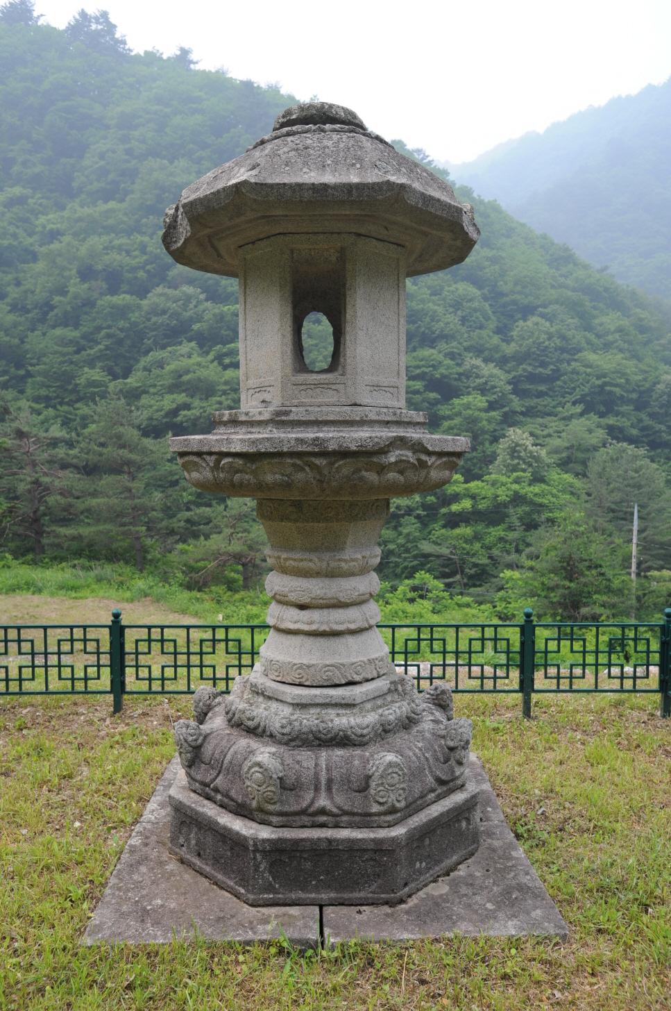 양양 선림원지 석등 (촬영:문화재청)
