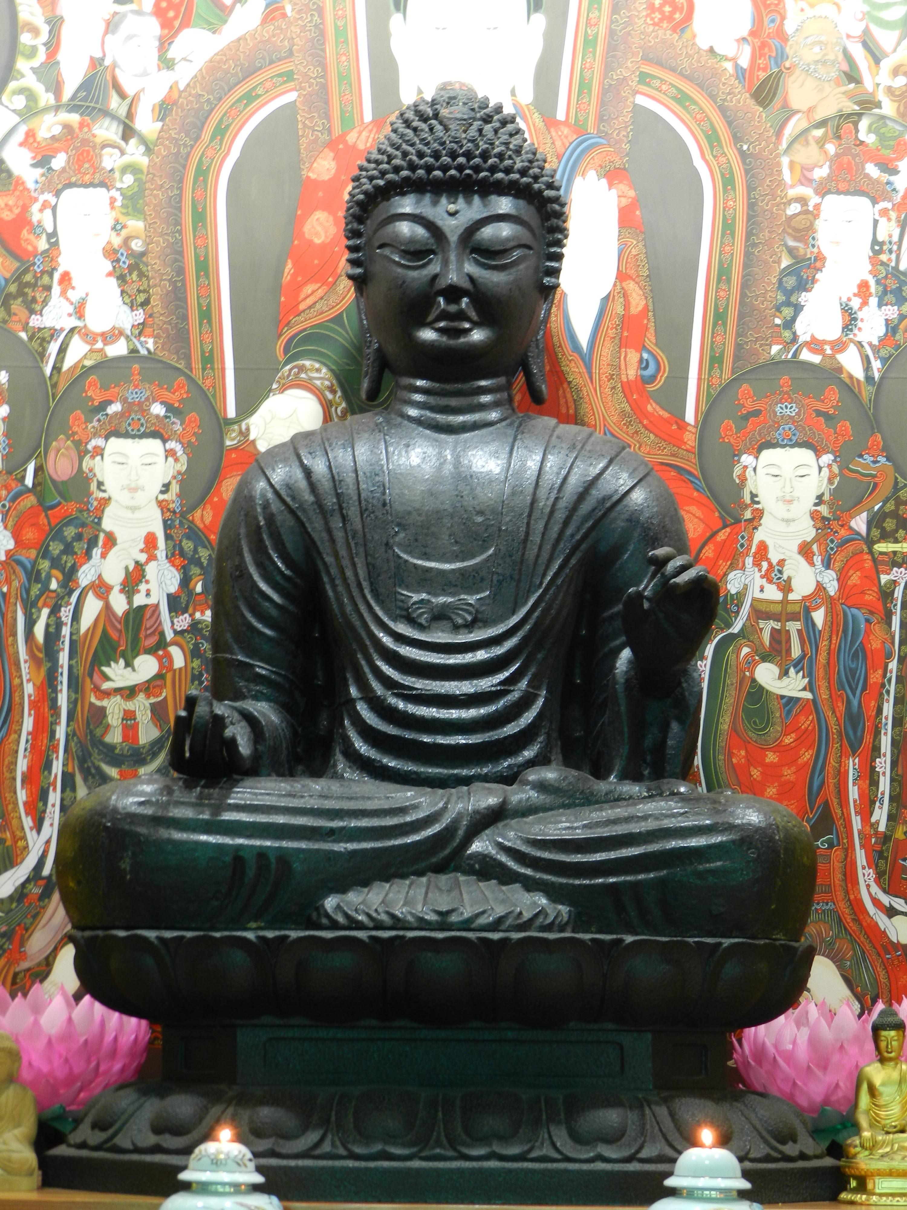 충주 단호사 철조여래좌상(忠州 丹湖寺 鐵造如來坐像)