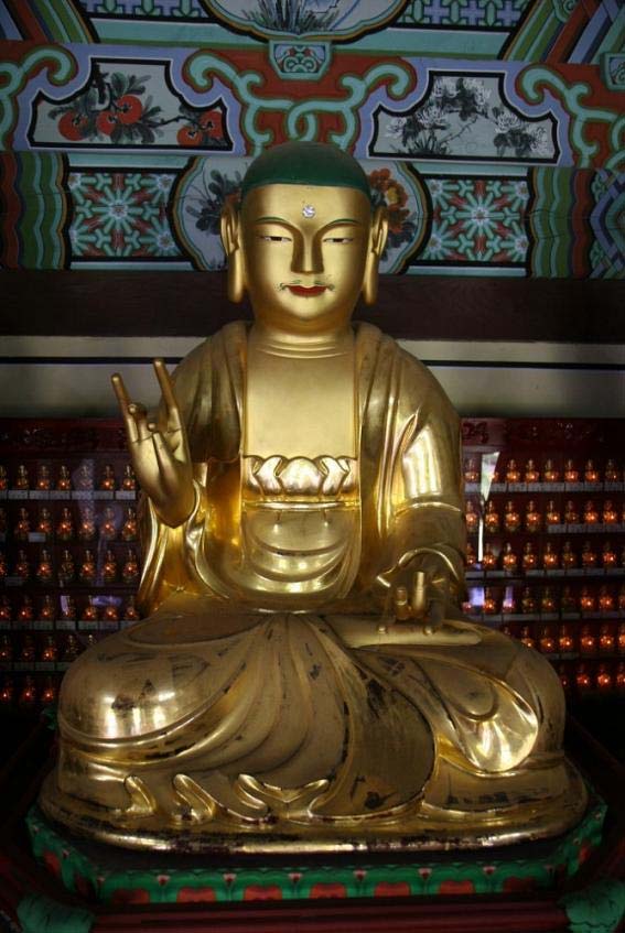 화순 쌍봉사 목조지장보살삼존상 중 지장보살상