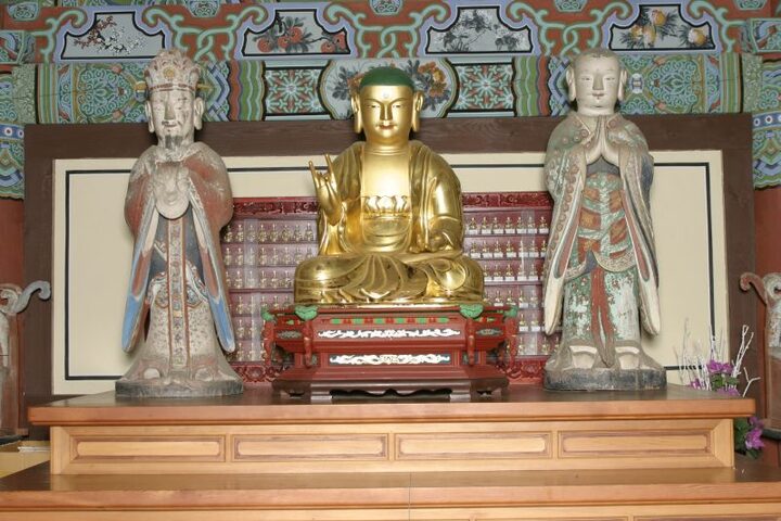 목조지장보살삼존