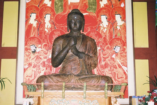 예천 한천사 철조비로자나불좌상(醴泉 寒天寺 鐵造毘盧遮那佛坐像)