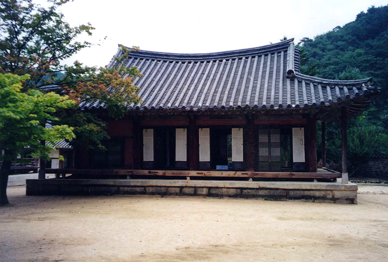 영주 소수서원 강학당 배면