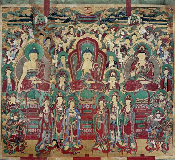 청도운문사비로자나삼신불회도