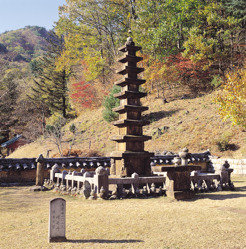 산청 대원사 다층석탑