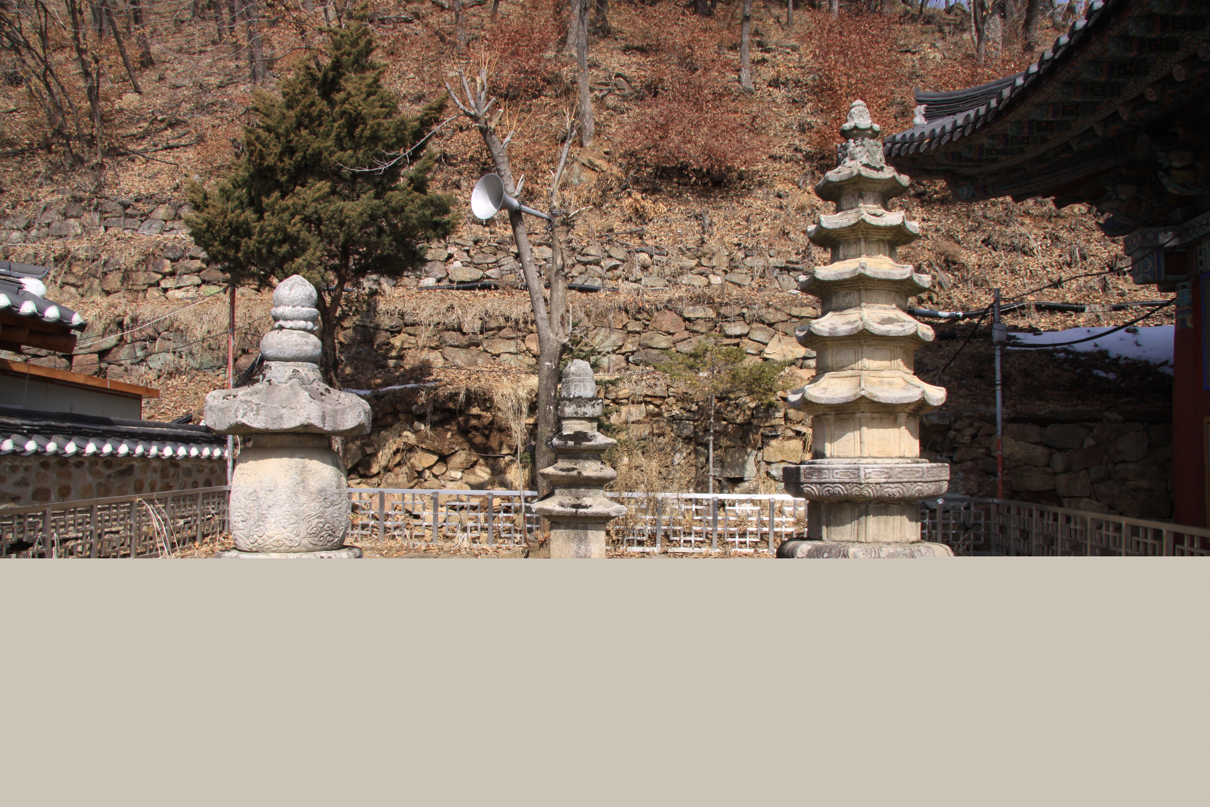 남양주 수종사 사리탑 전경
