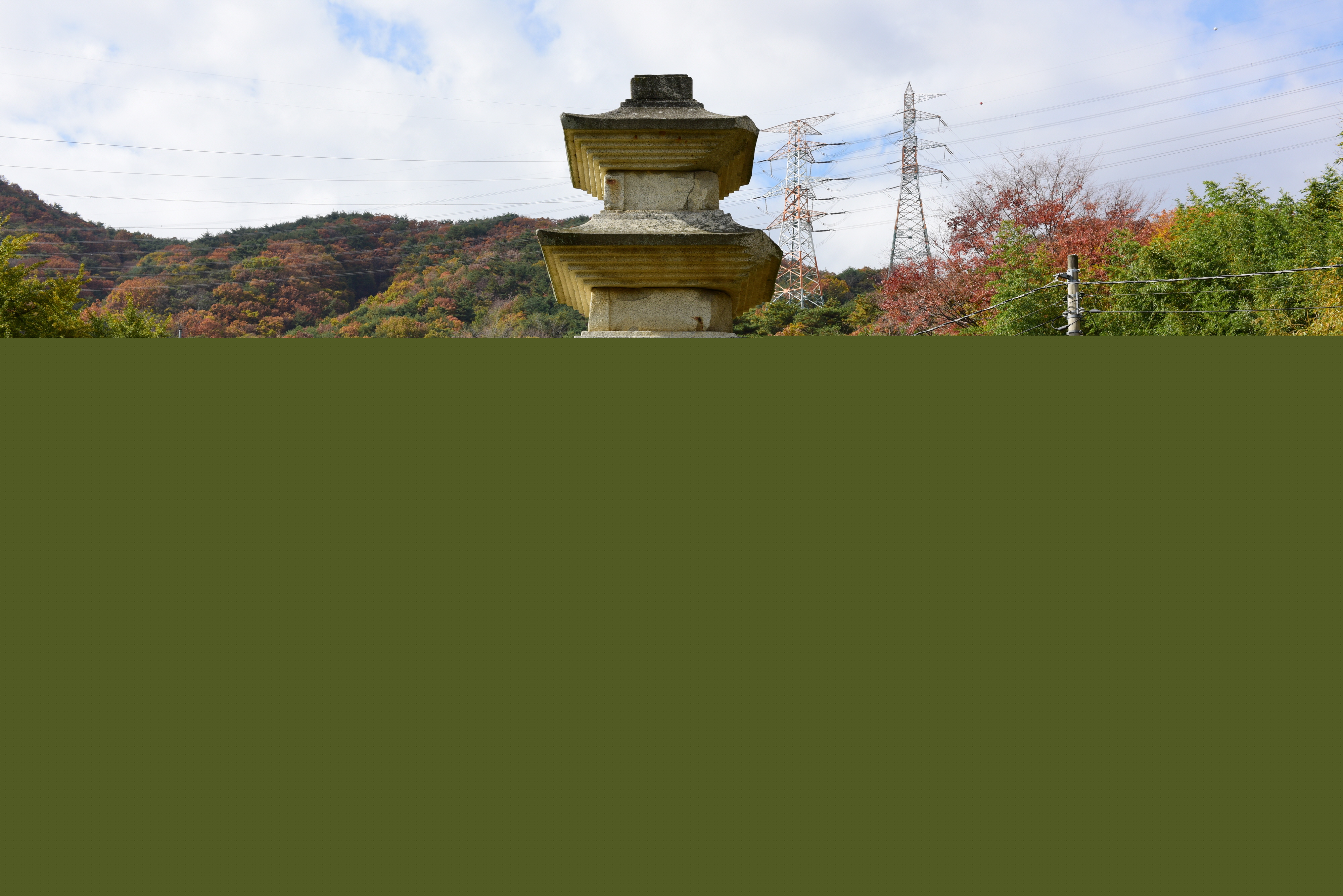 울주 청송사지 삼층석탑_정면 (촬영년도 : 2015년)
