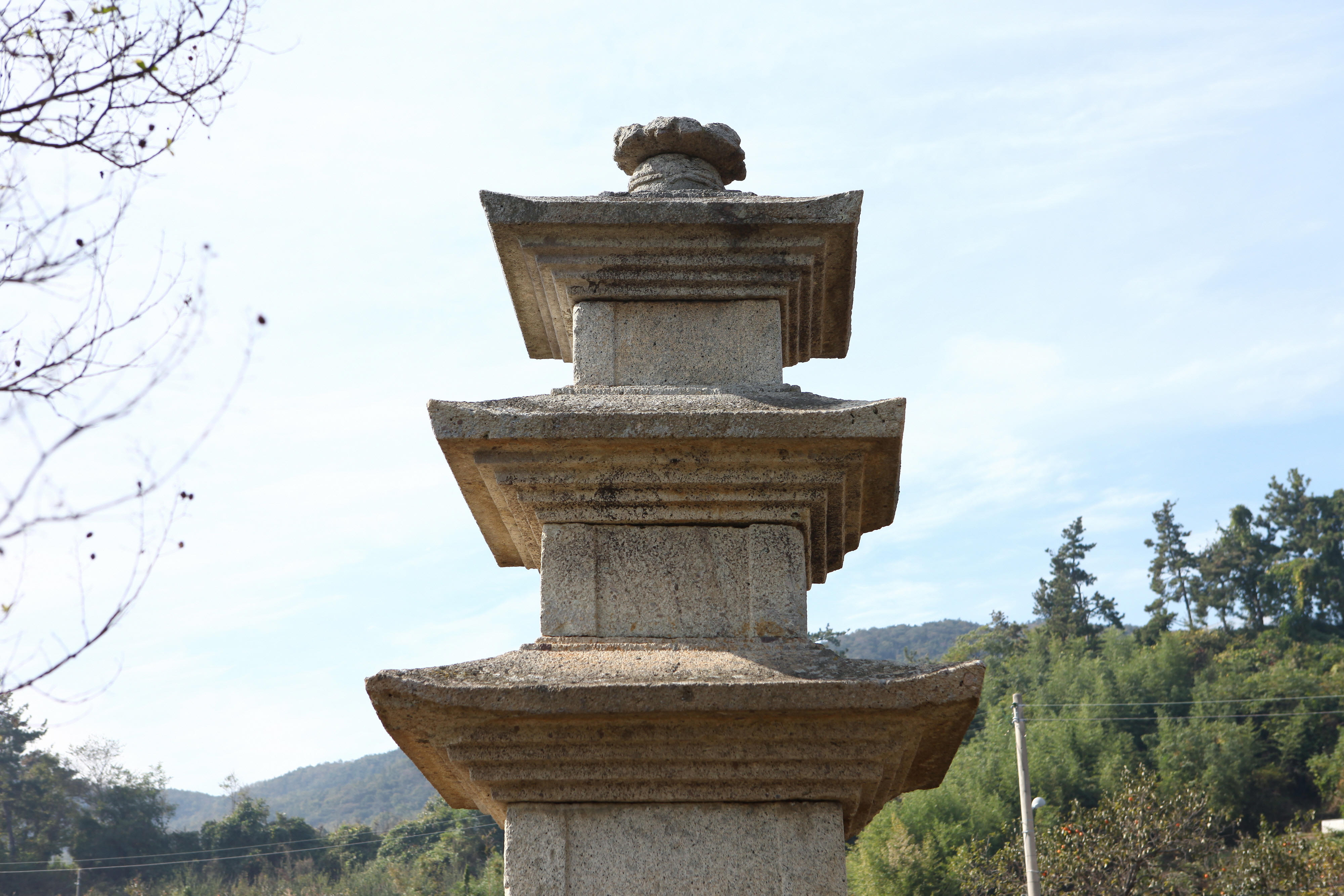 보성 우천리 삼층석탑_상륜 (촬영년도 : 2015년)