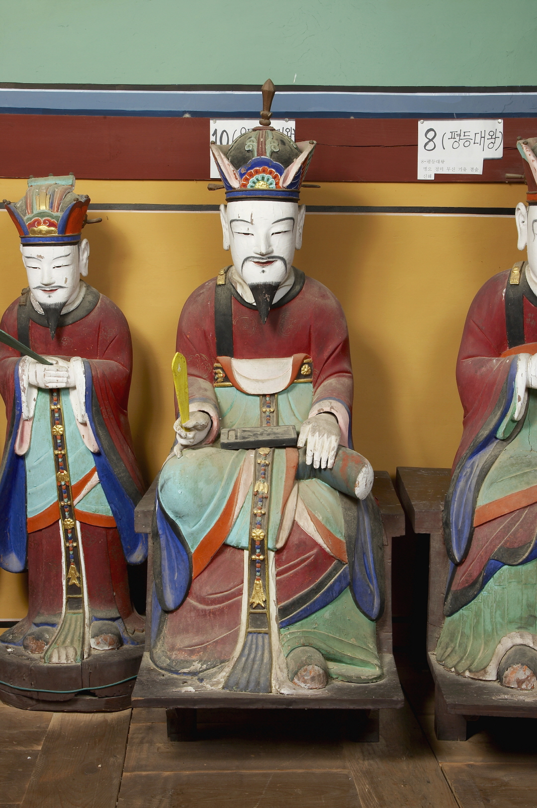 창녕 관룡사 목조지장보살삼존상 및 시왕상 일괄